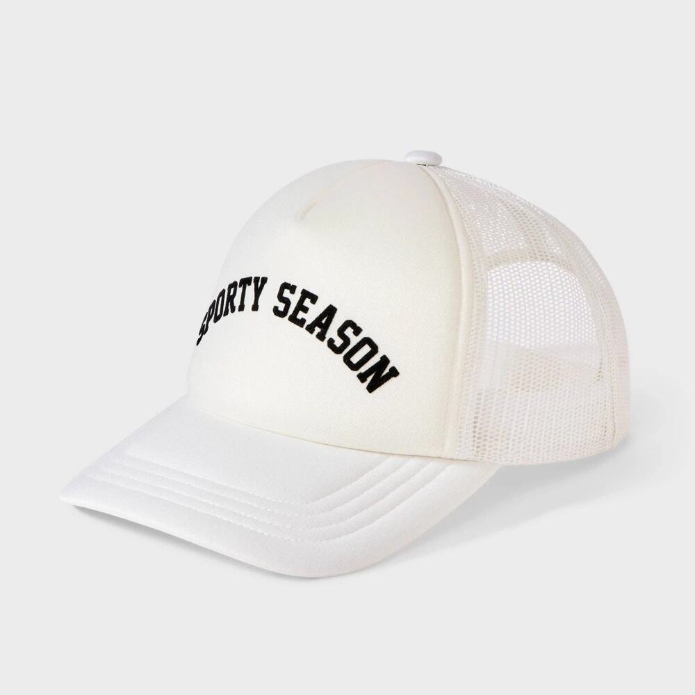 Wild Fable Sporty Season Gameday Baseball Hat White